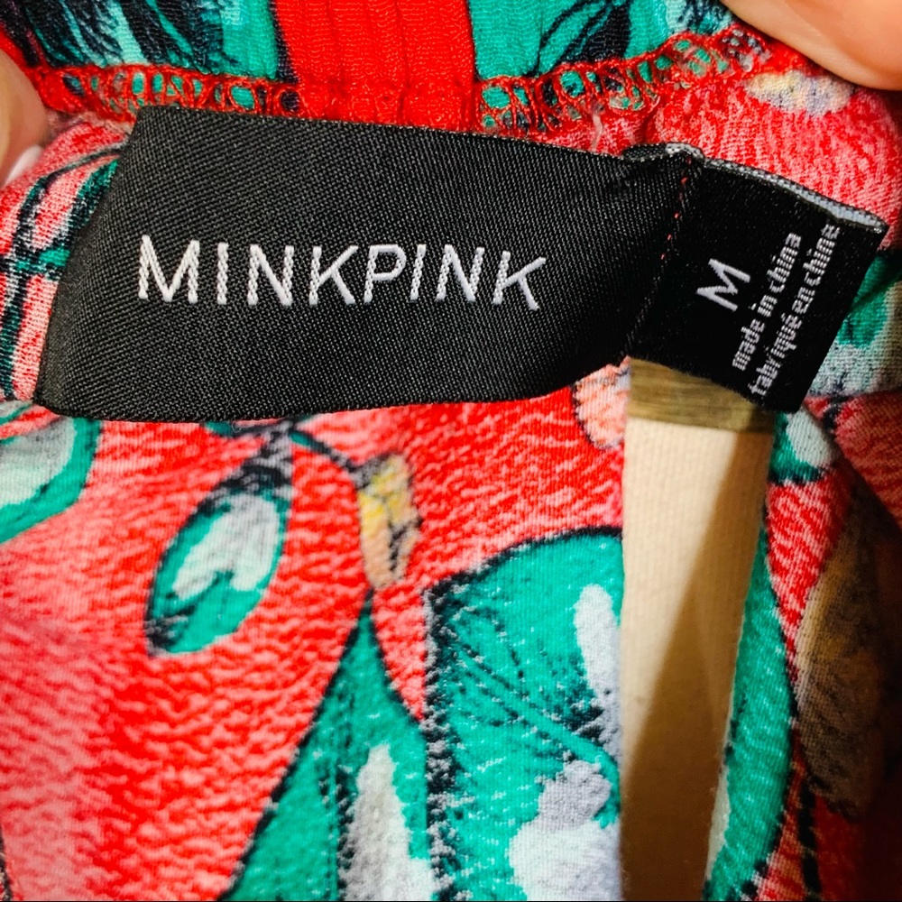 MINKPINK Tropical Dream Crop Top MEDIUM - Picture 8 of 10